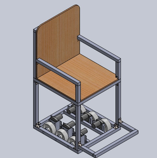 diy Head Tilt Controlled Wheelchair for Disabled