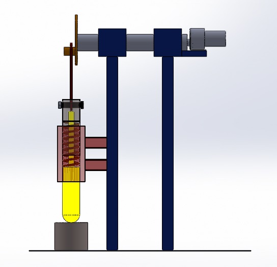 Motorized Spring Assist Mashing Machine