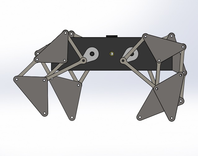 8 Leg Spider Robot Using Theo Jansen Linkage