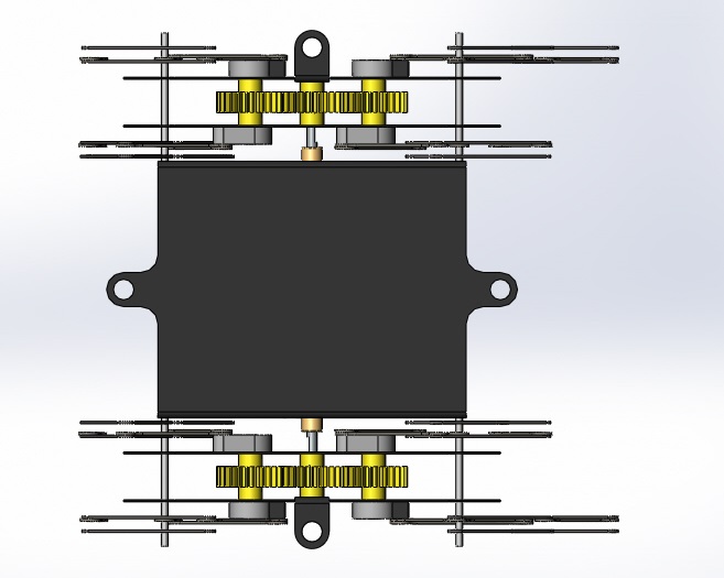 8 Leg Spider Robot Using Theo Jansen Linkage